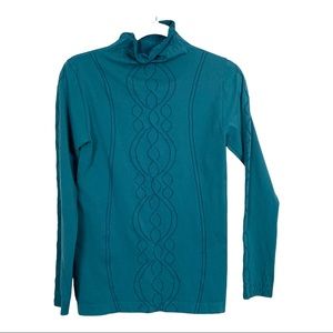 Isis Mock Neck Performance Athletic Pullover Small